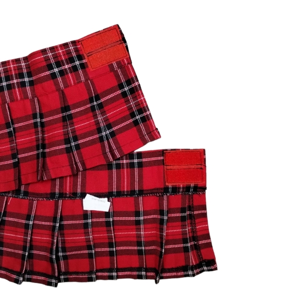 Plaid Pleated Mini Skirt Y2K 90s - Picture 5 of 9